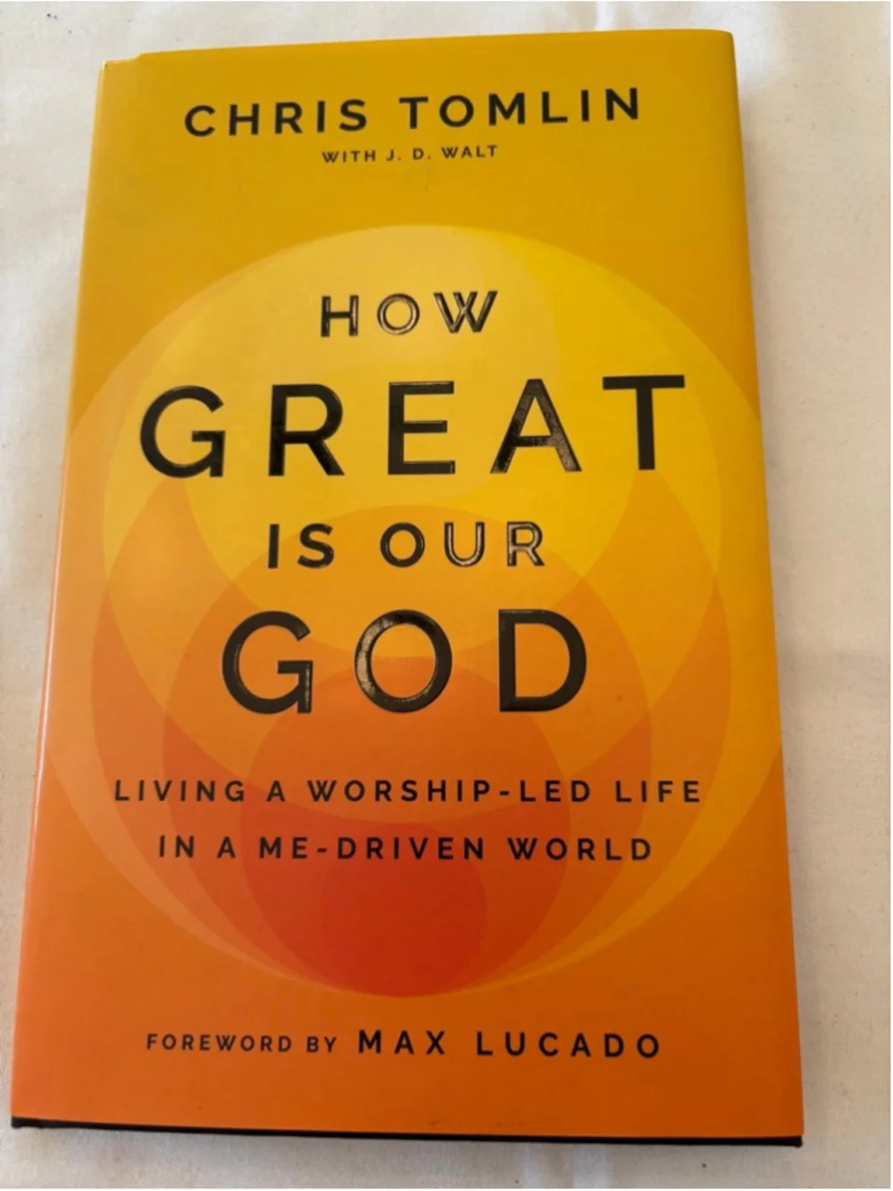 K-LOVE Books How Great Is Our God Hardcover Book Yellow Orange One Size #E91